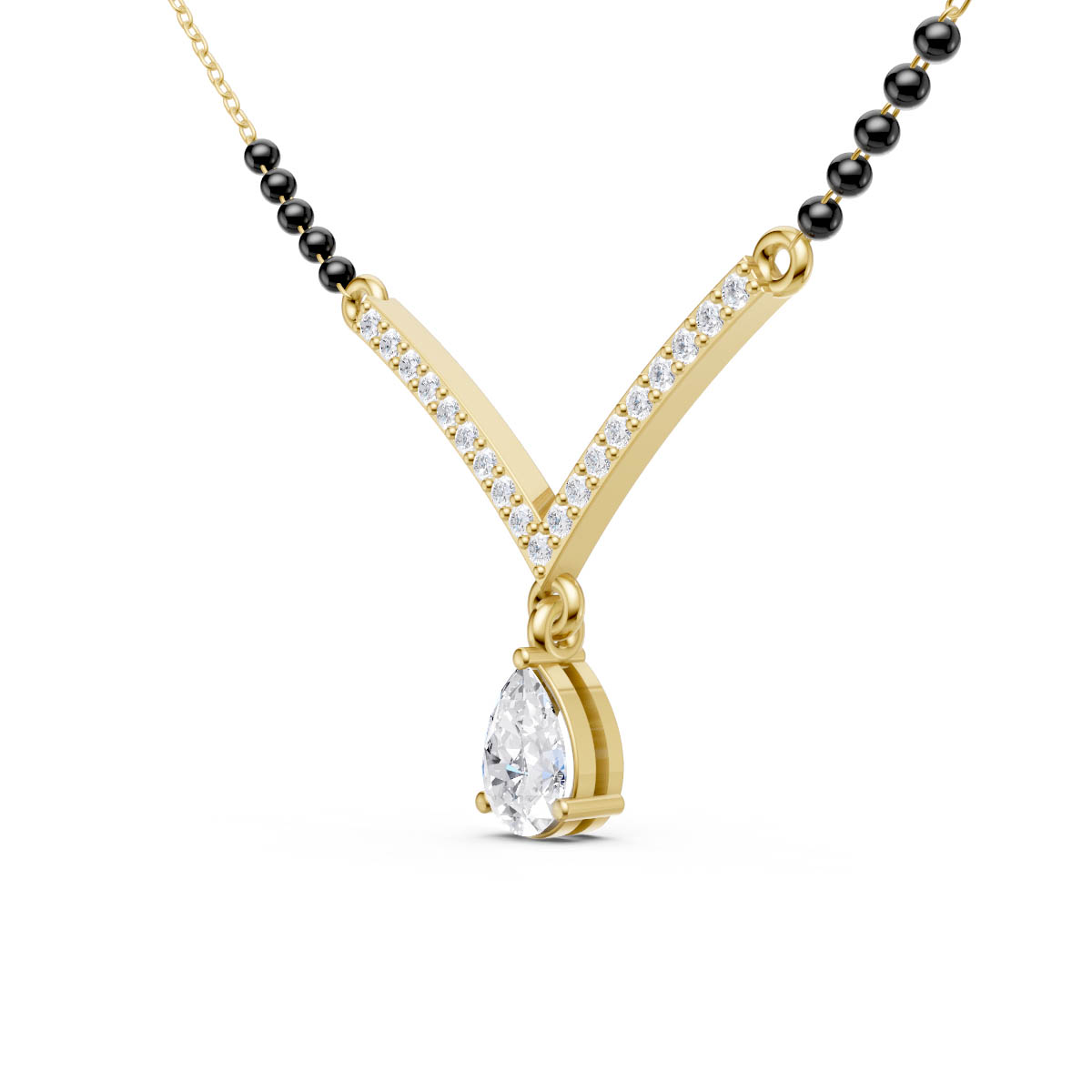 Teardrop Elegance Mangalsutra view 2