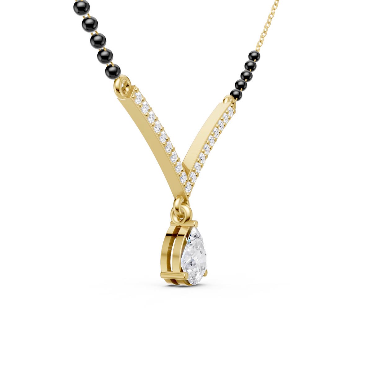 Teardrop Elegance Mangalsutra view 3