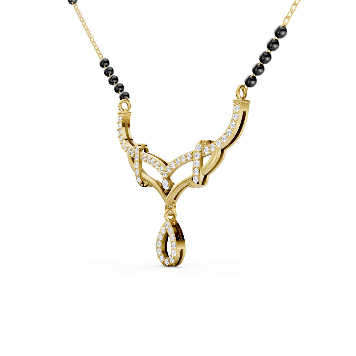 Teardrop Grace Mangalsutra view 2