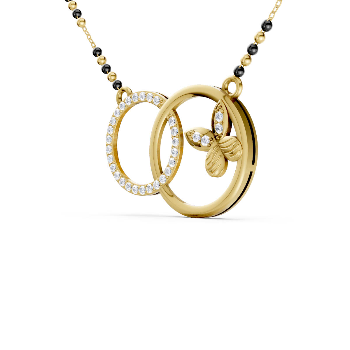 Floral Circle Mangalsutra view 2