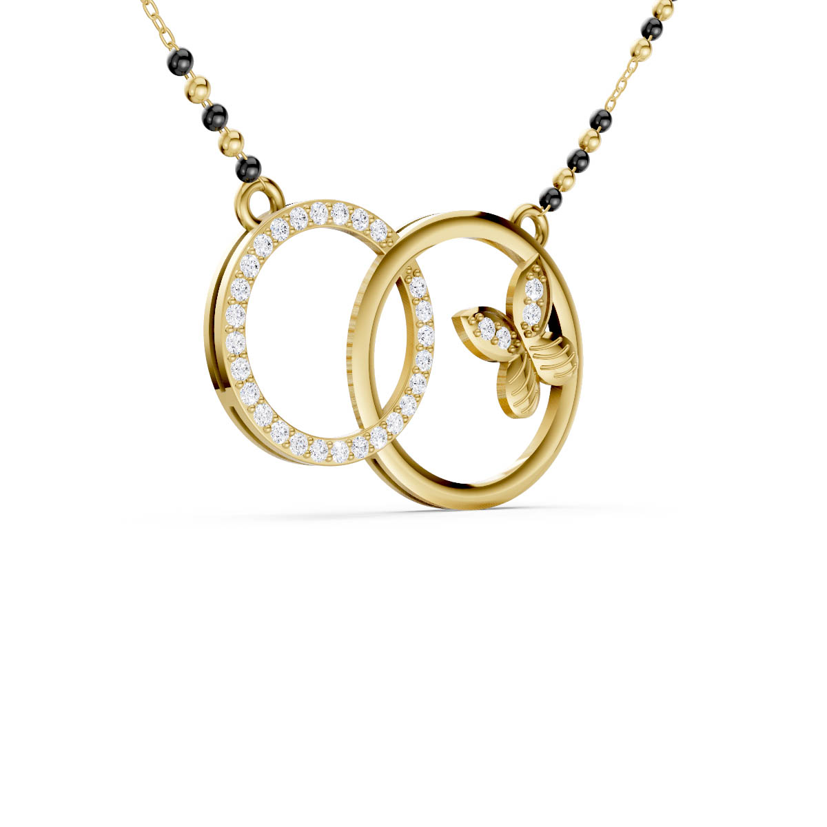Floral Circle Mangalsutra view 3