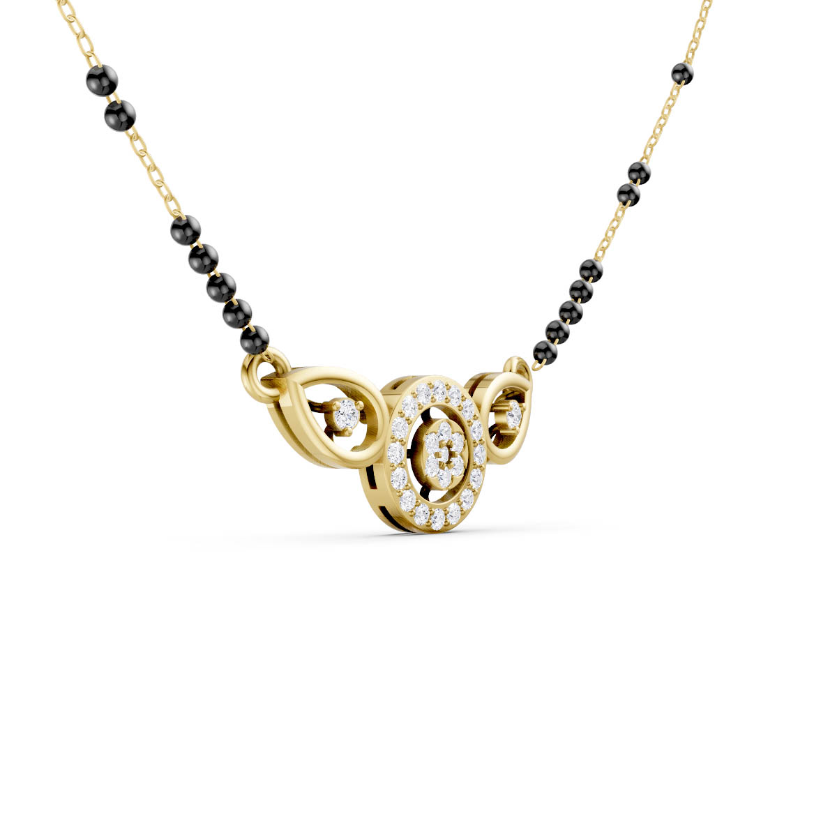 Celestial Floral Mangalsutra view 3