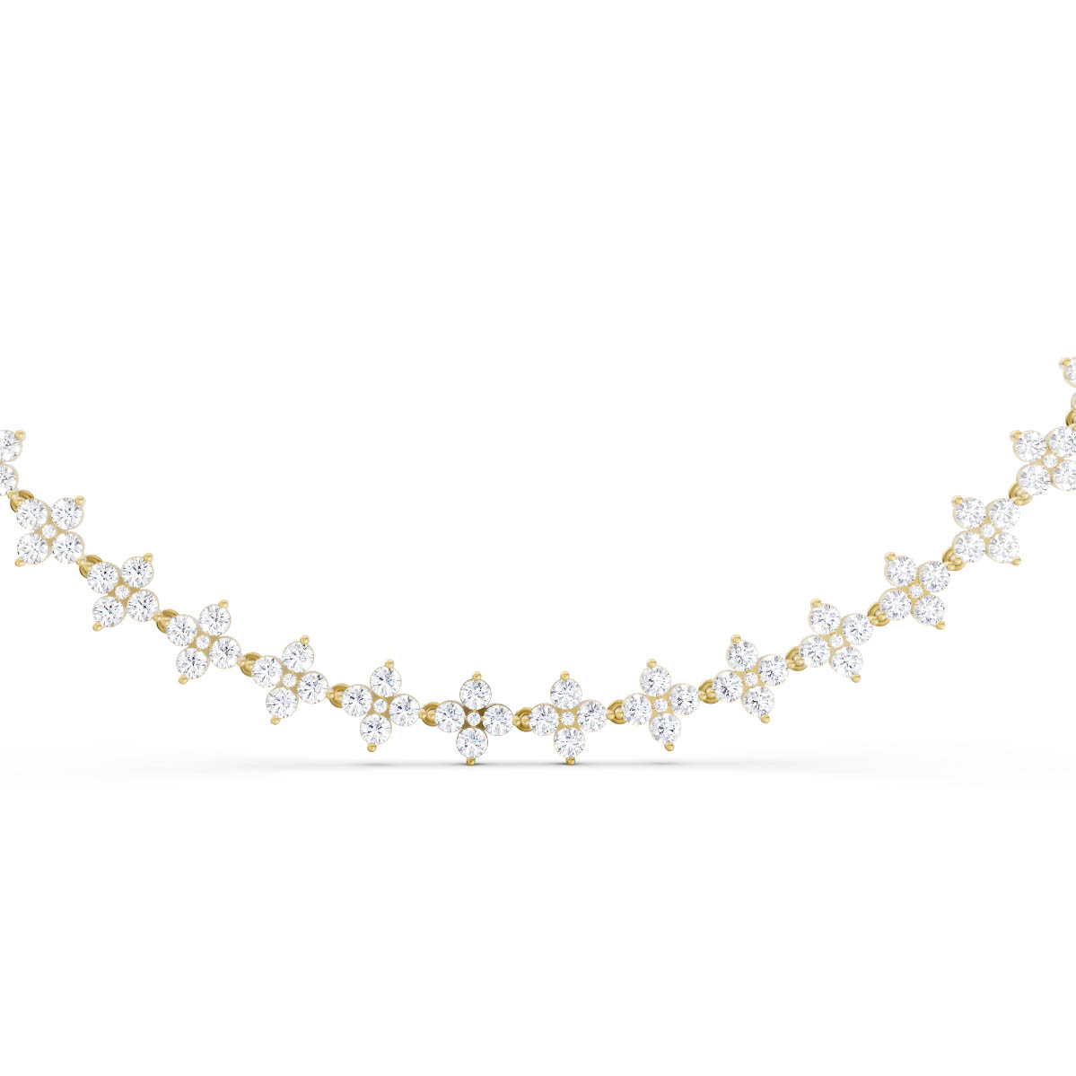 Celestial Bloom Diamond Necklace view 2
