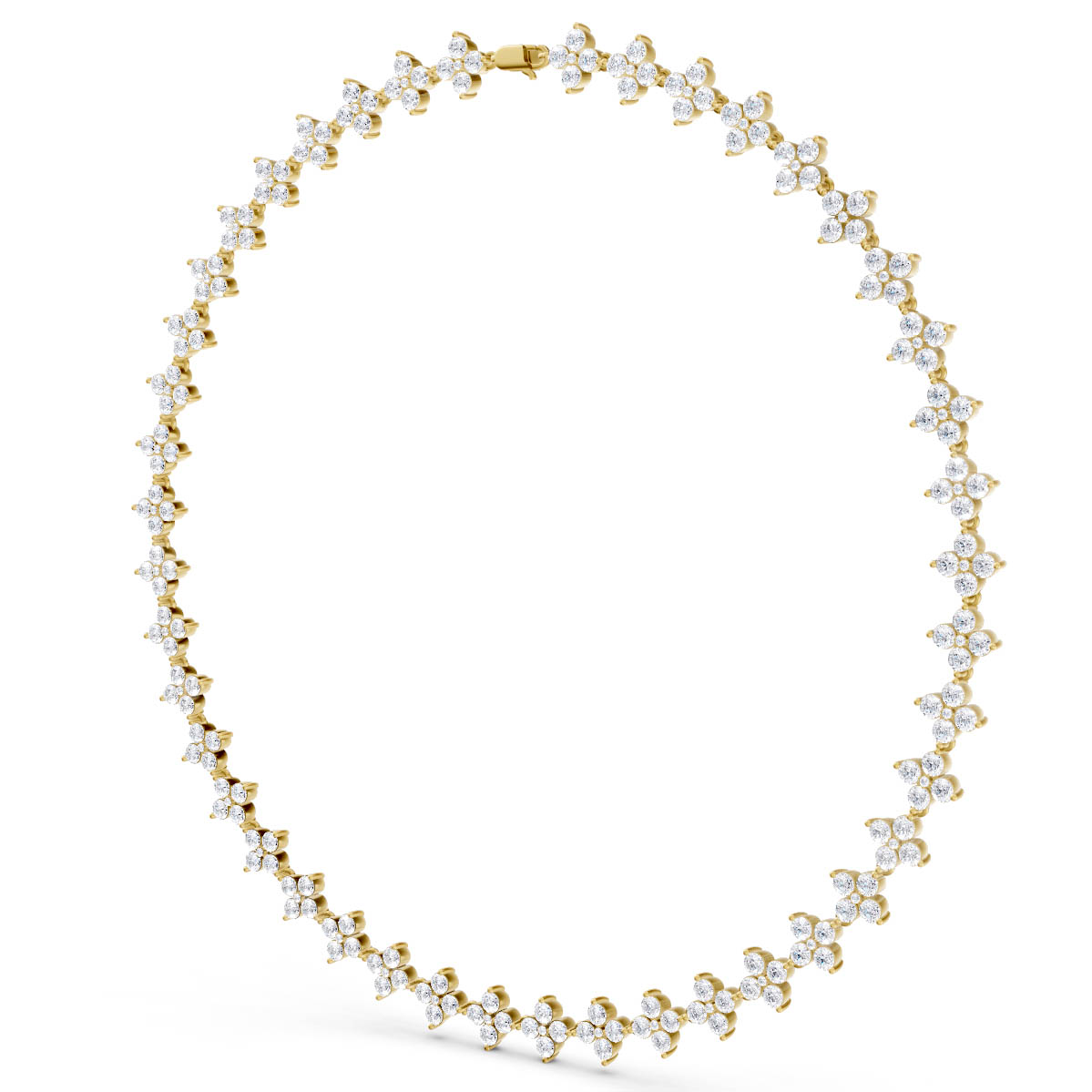 Celestial Bloom Diamond Necklace view 3