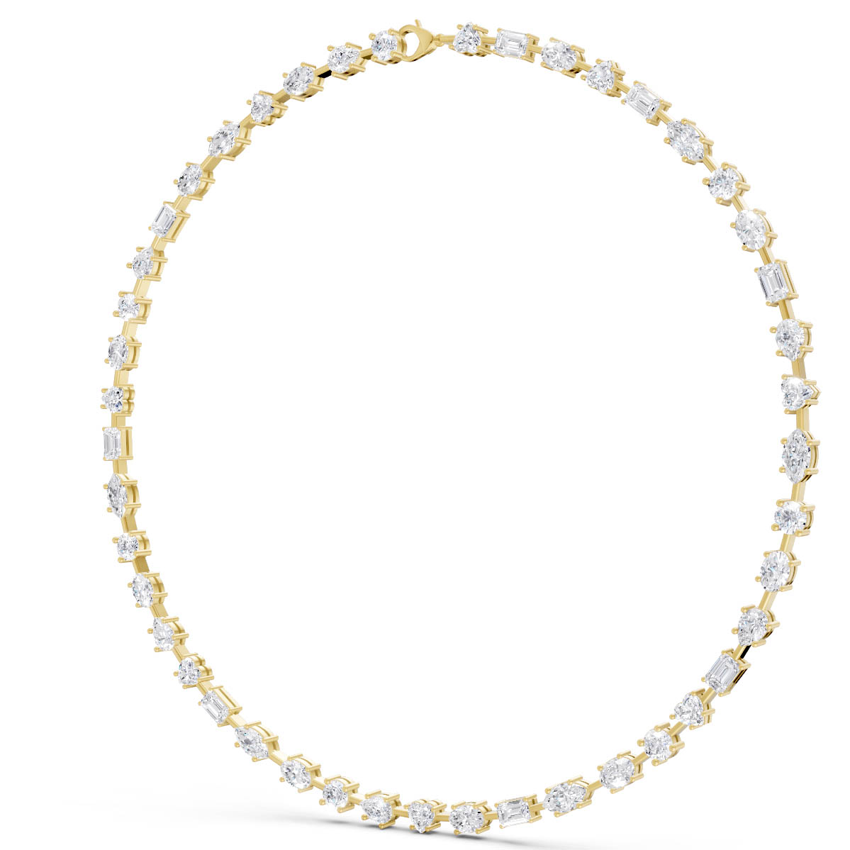 Harmony Cut Diamond Necklace view 3