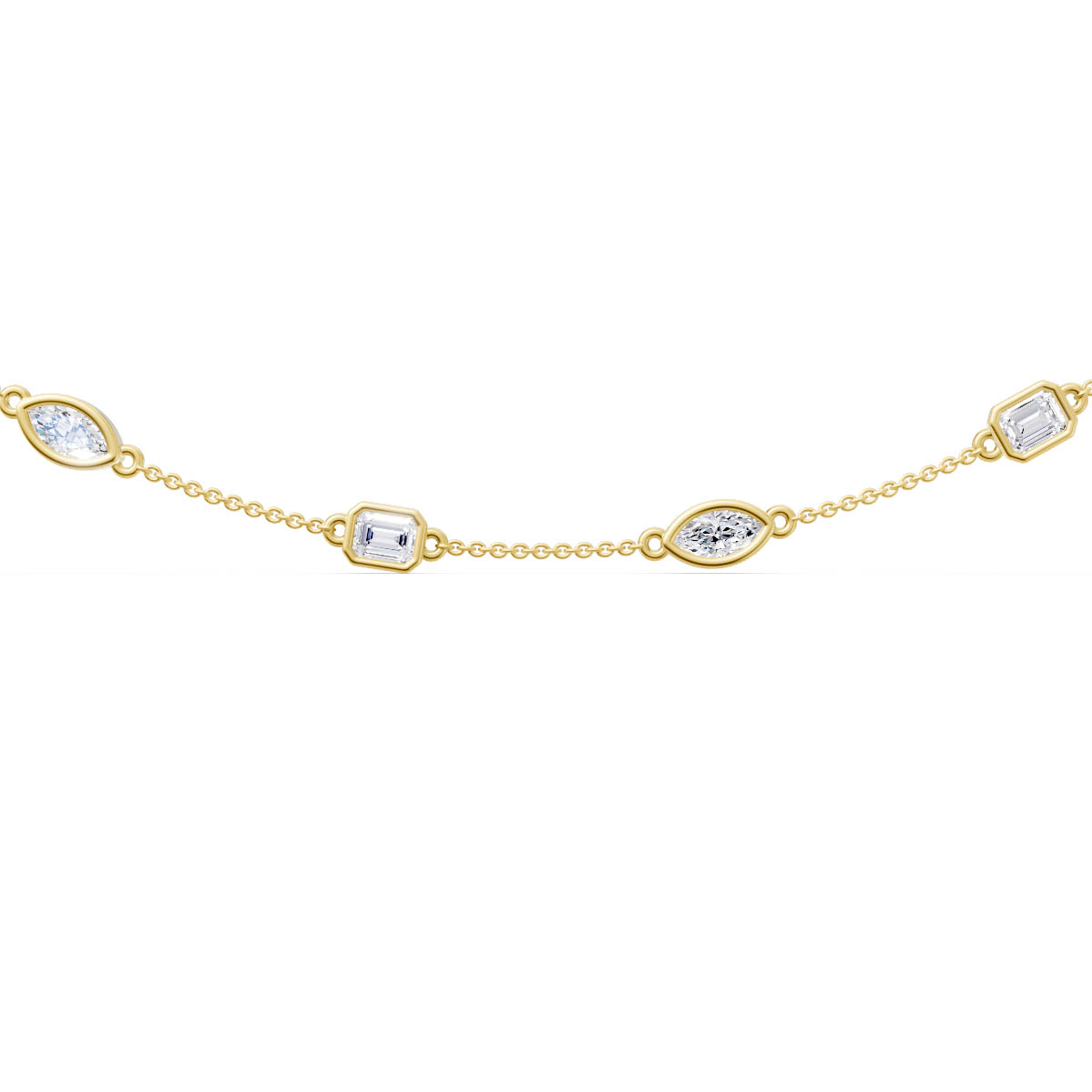 Minimal Spark Station Necklace view 2