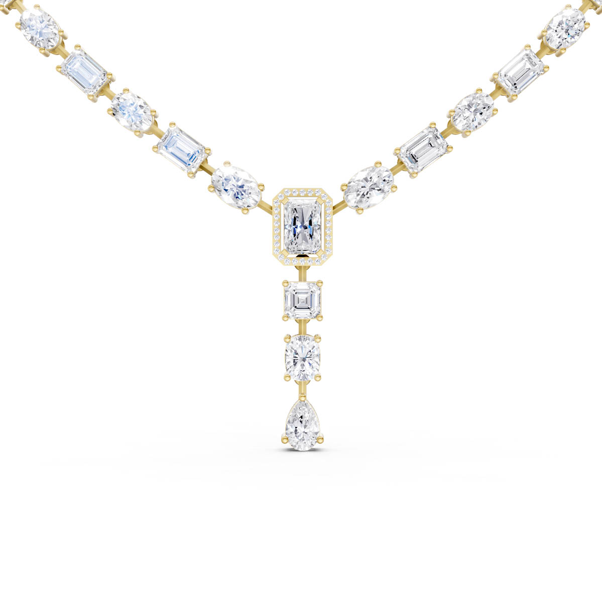 Imperial Drop Link Necklace view 2