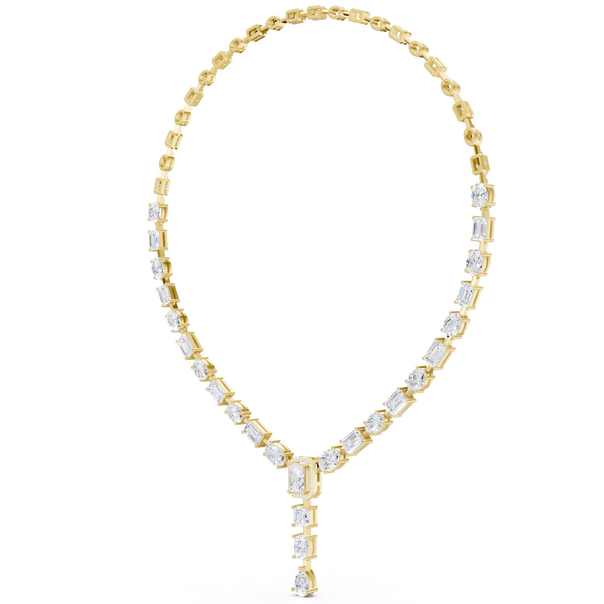 Imperial Drop Link Necklace view 3