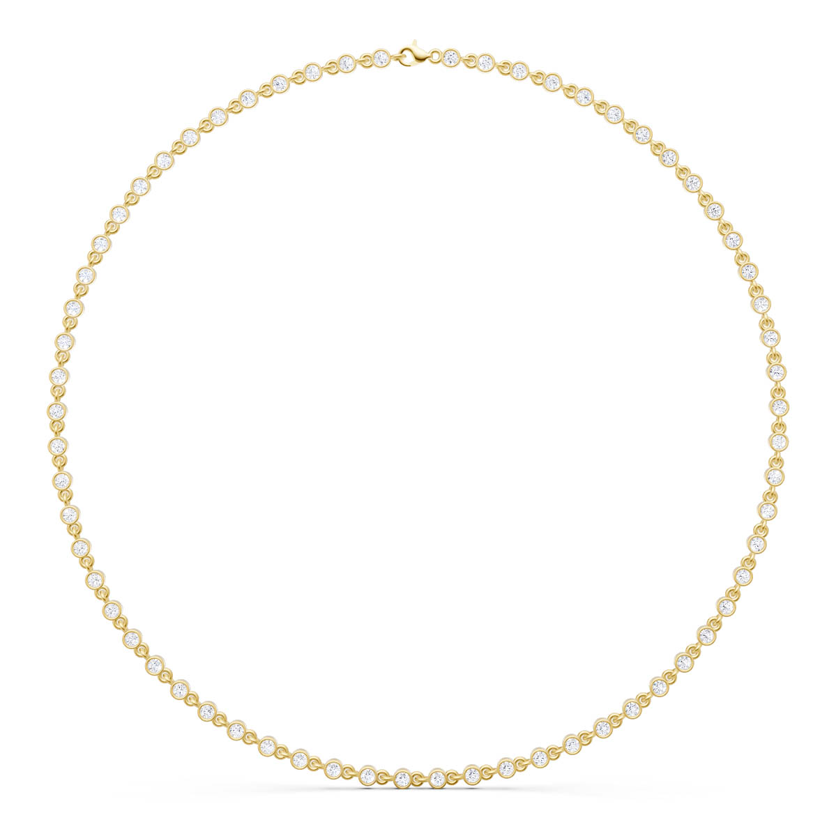 Classic Bezel Charm Necklace