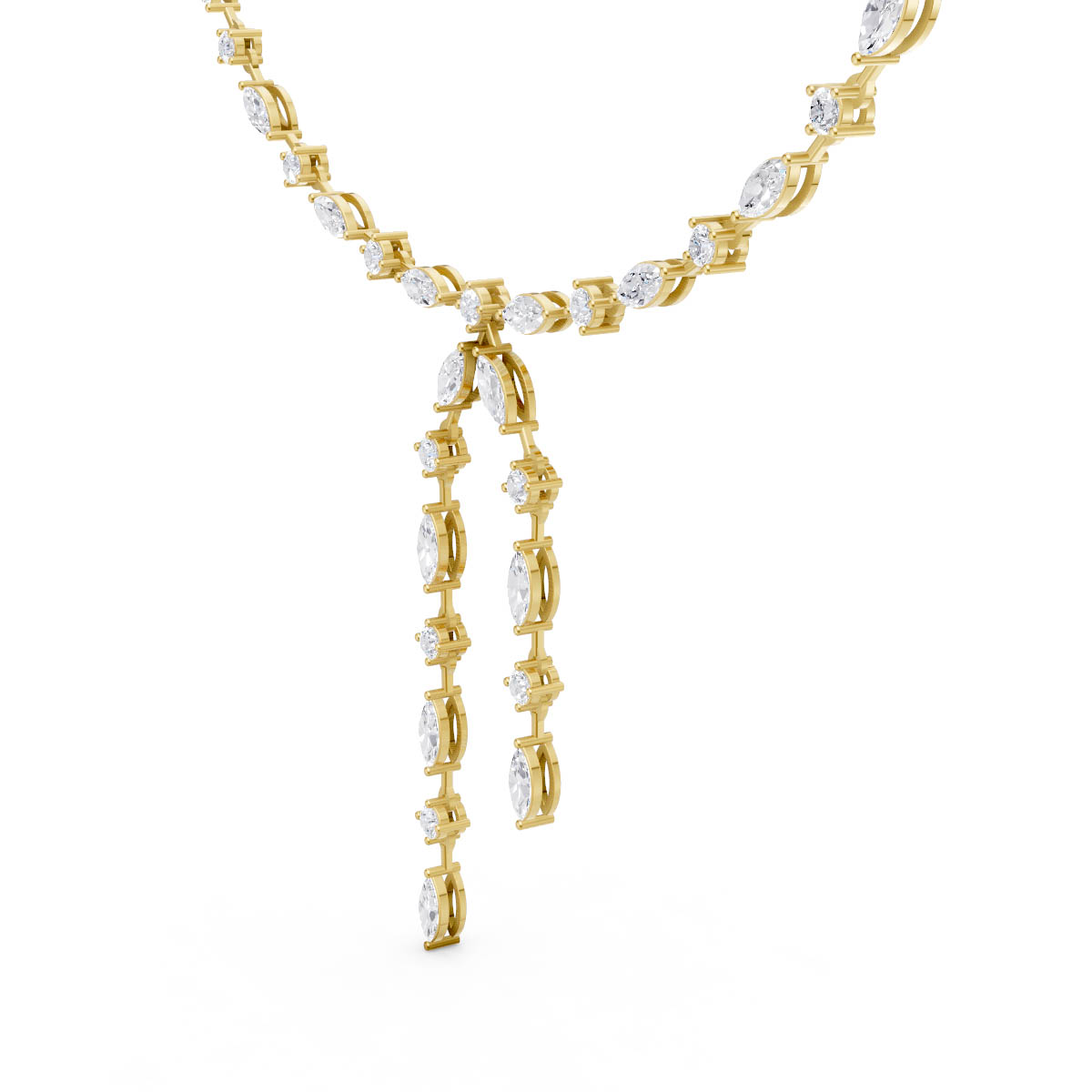 Celestial Tassel Grace Necklace view 3