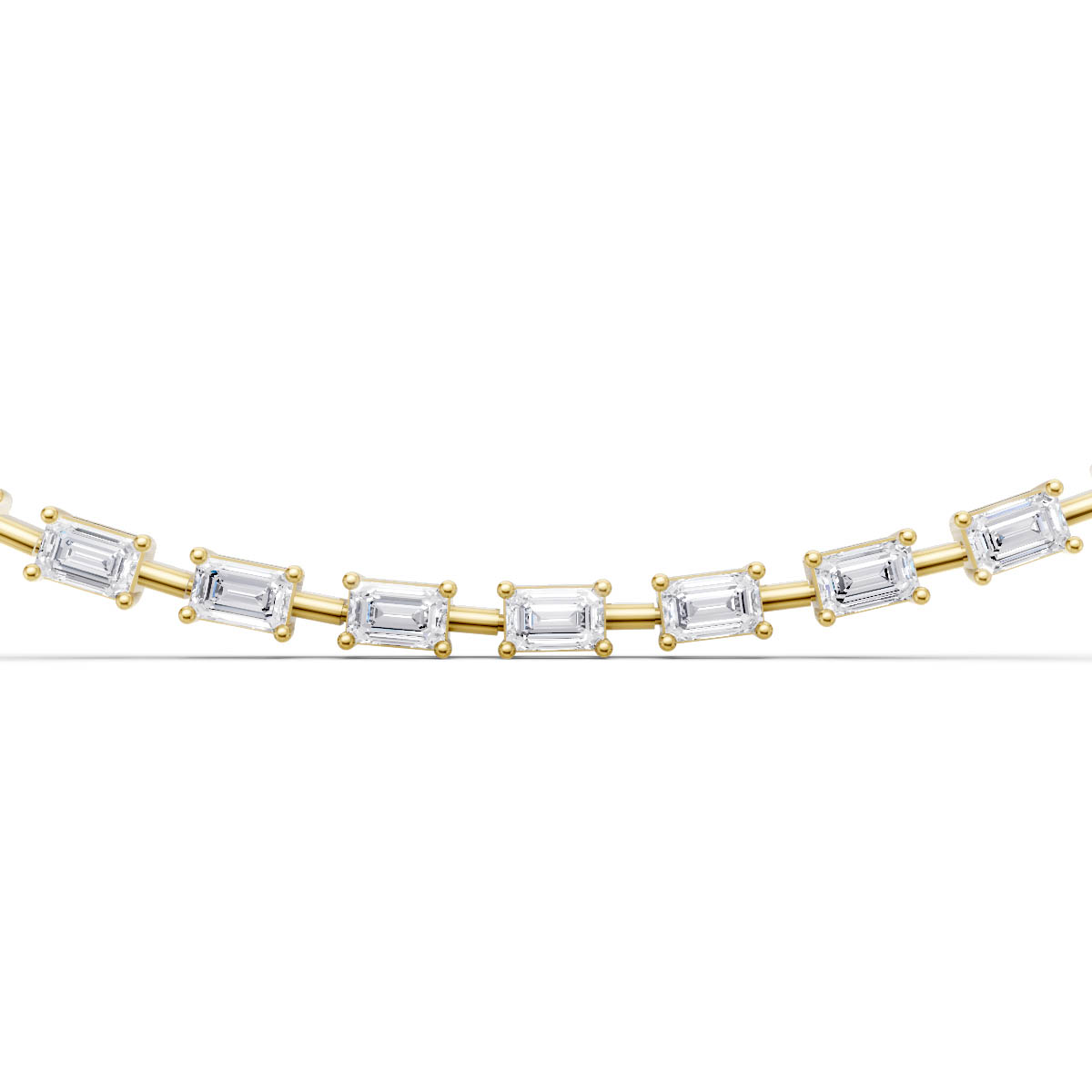 Linear Luxe Link Necklace view 2