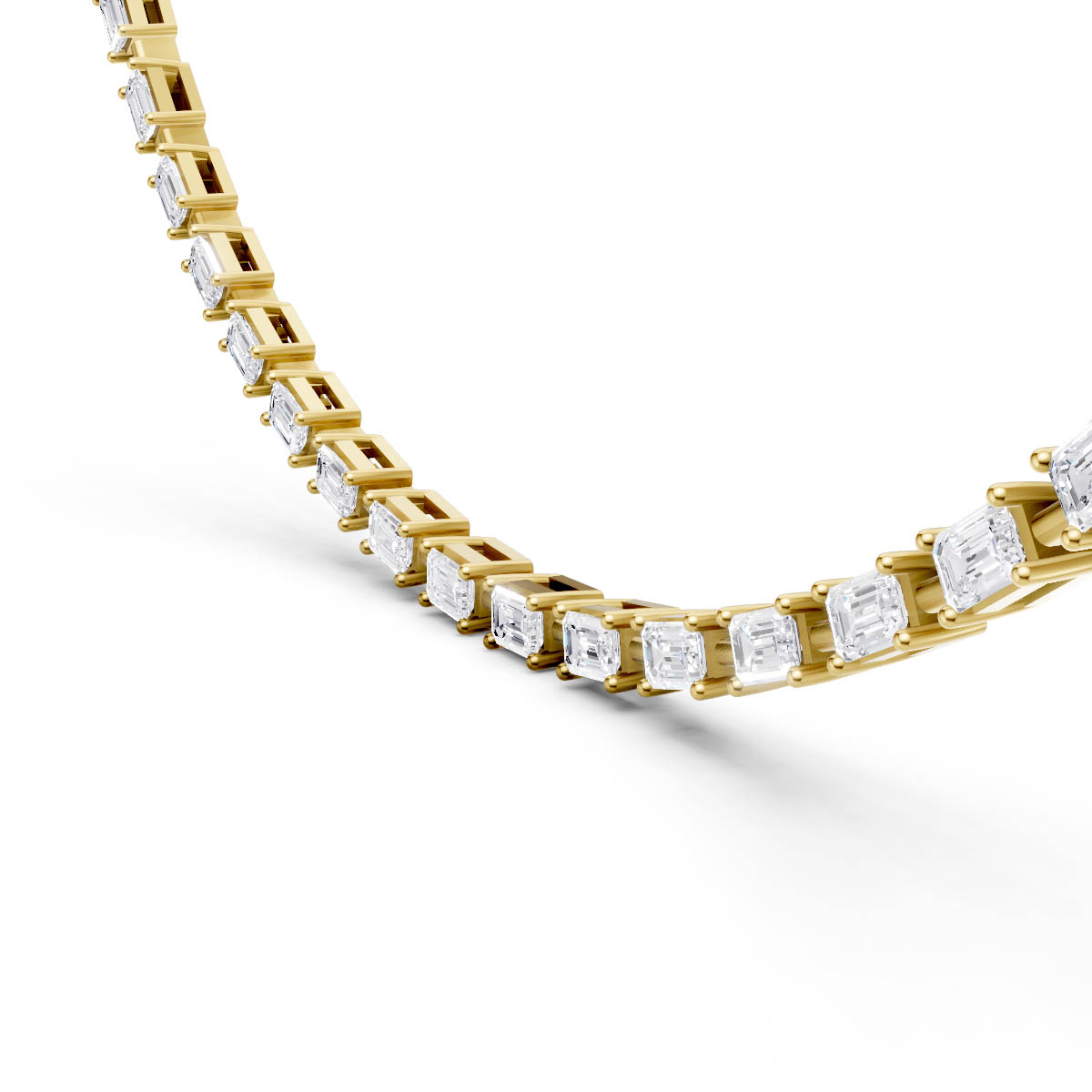 Linear Luxe Link Necklace view 3