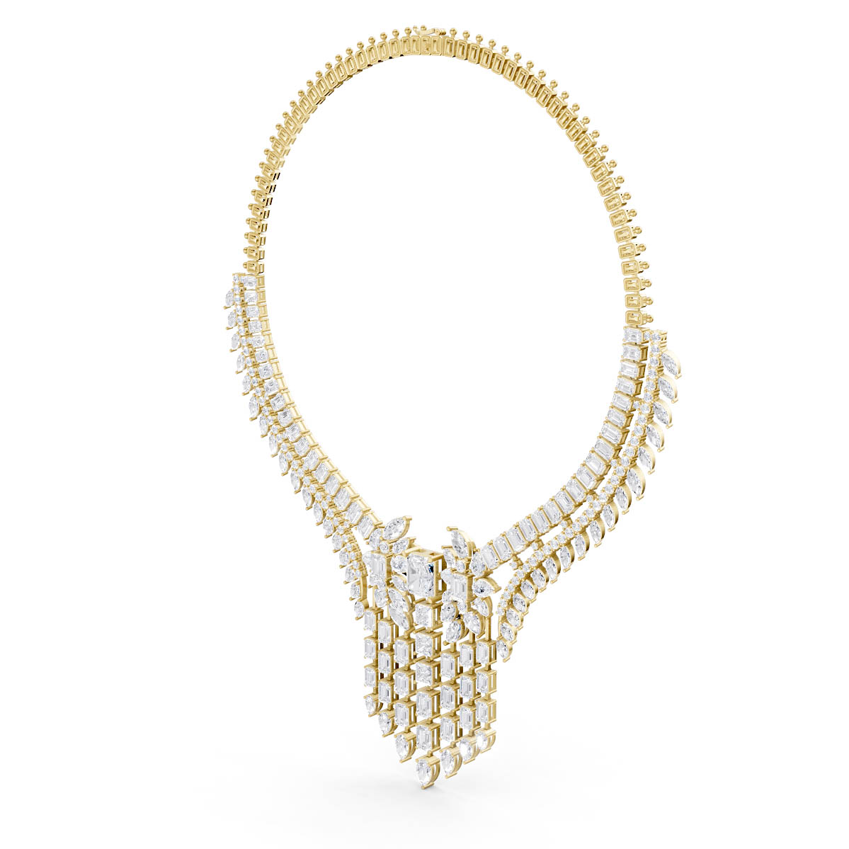 Regal Cascade Statement Necklace view 2