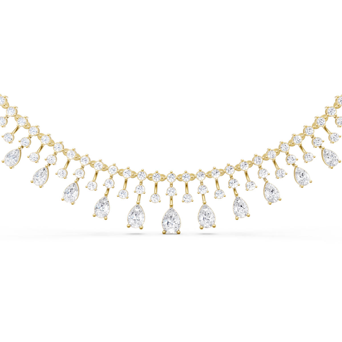 Royal Fringe Drop Necklace view 2