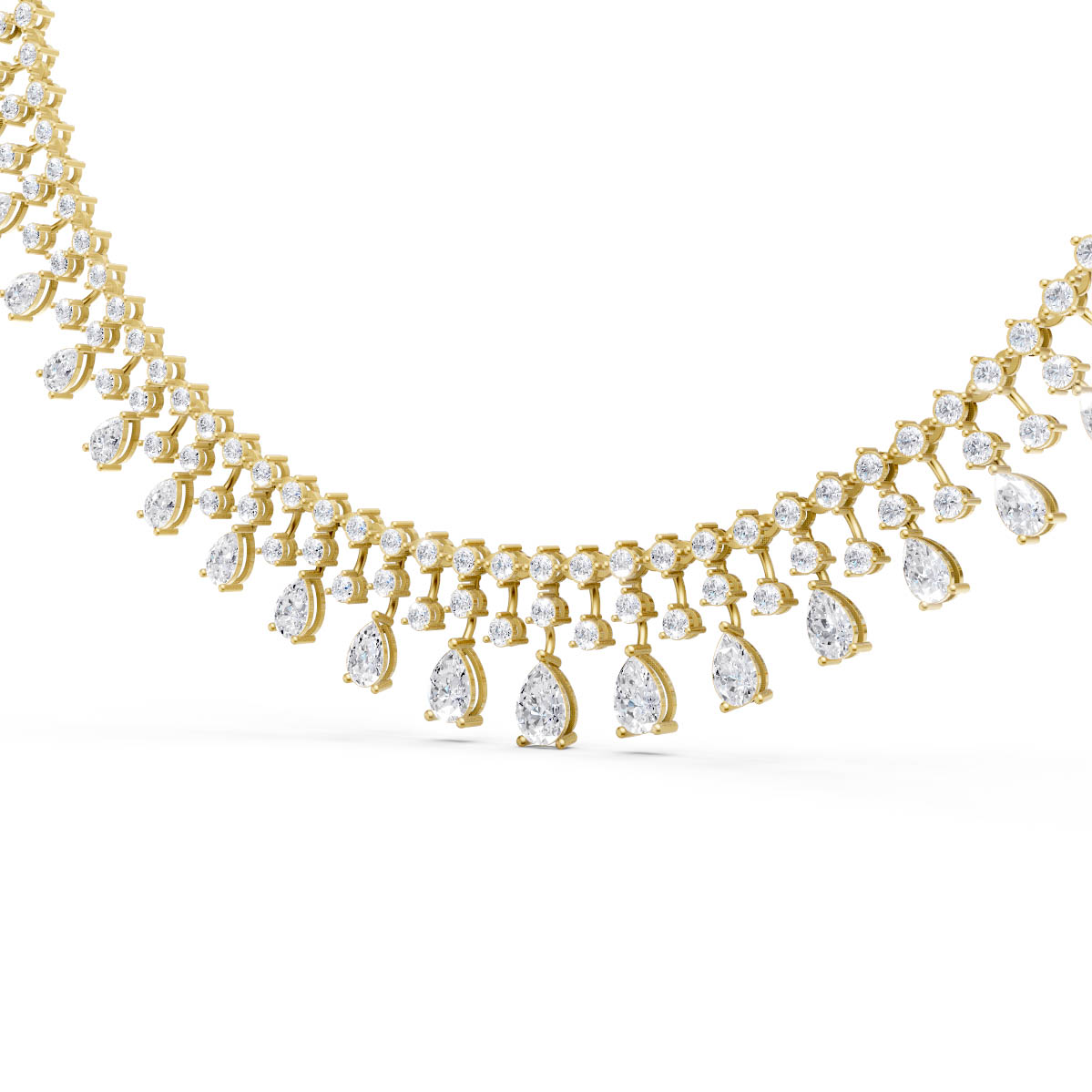 Royal Fringe Drop Necklace view 3