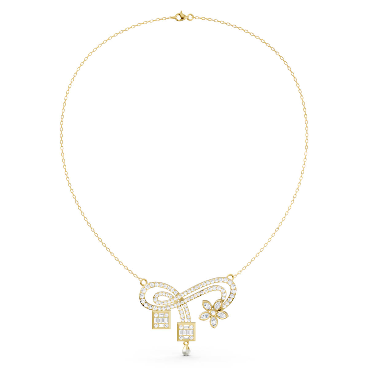Enchanted Bloom Twist Necklace