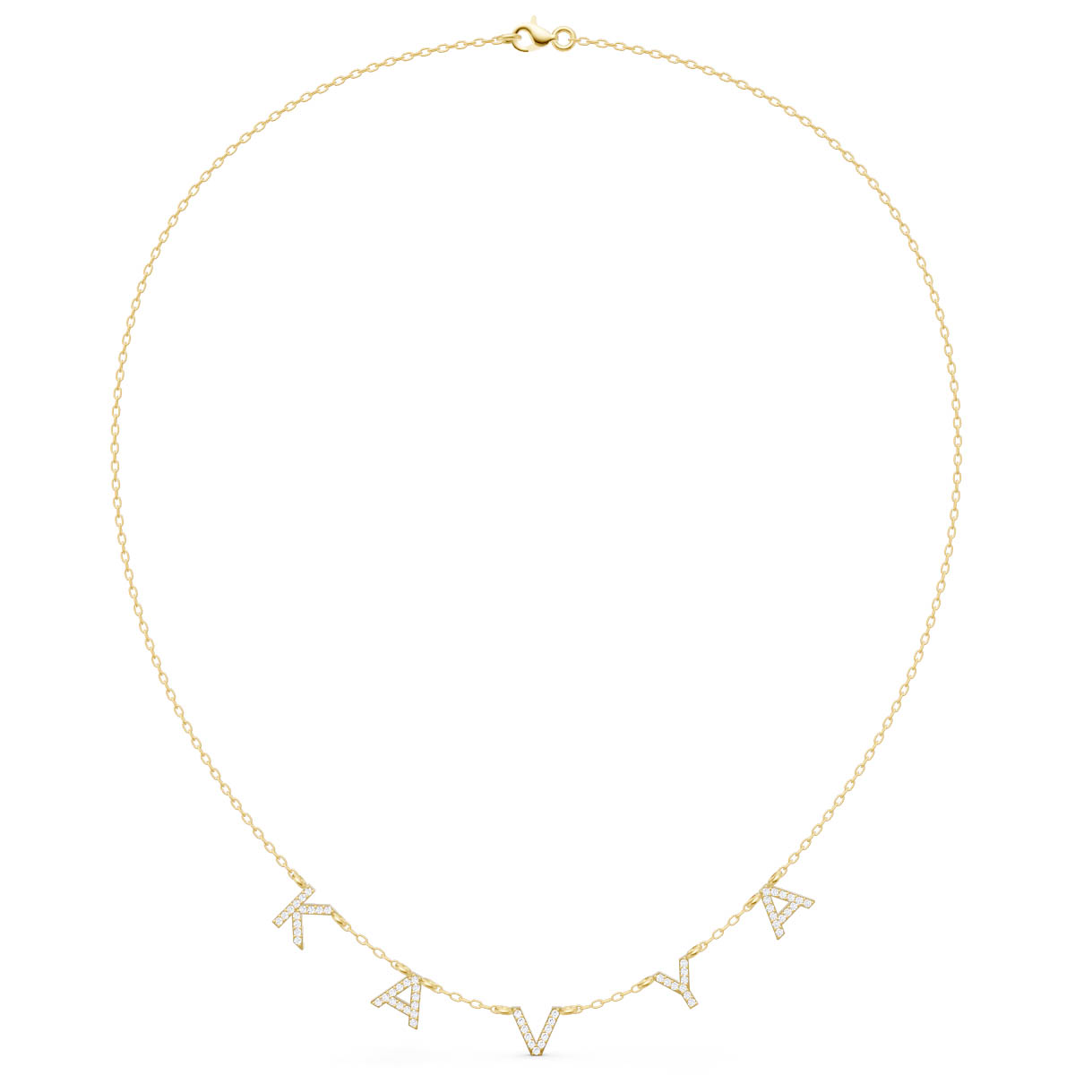 Personalized Letter Charm Necklace