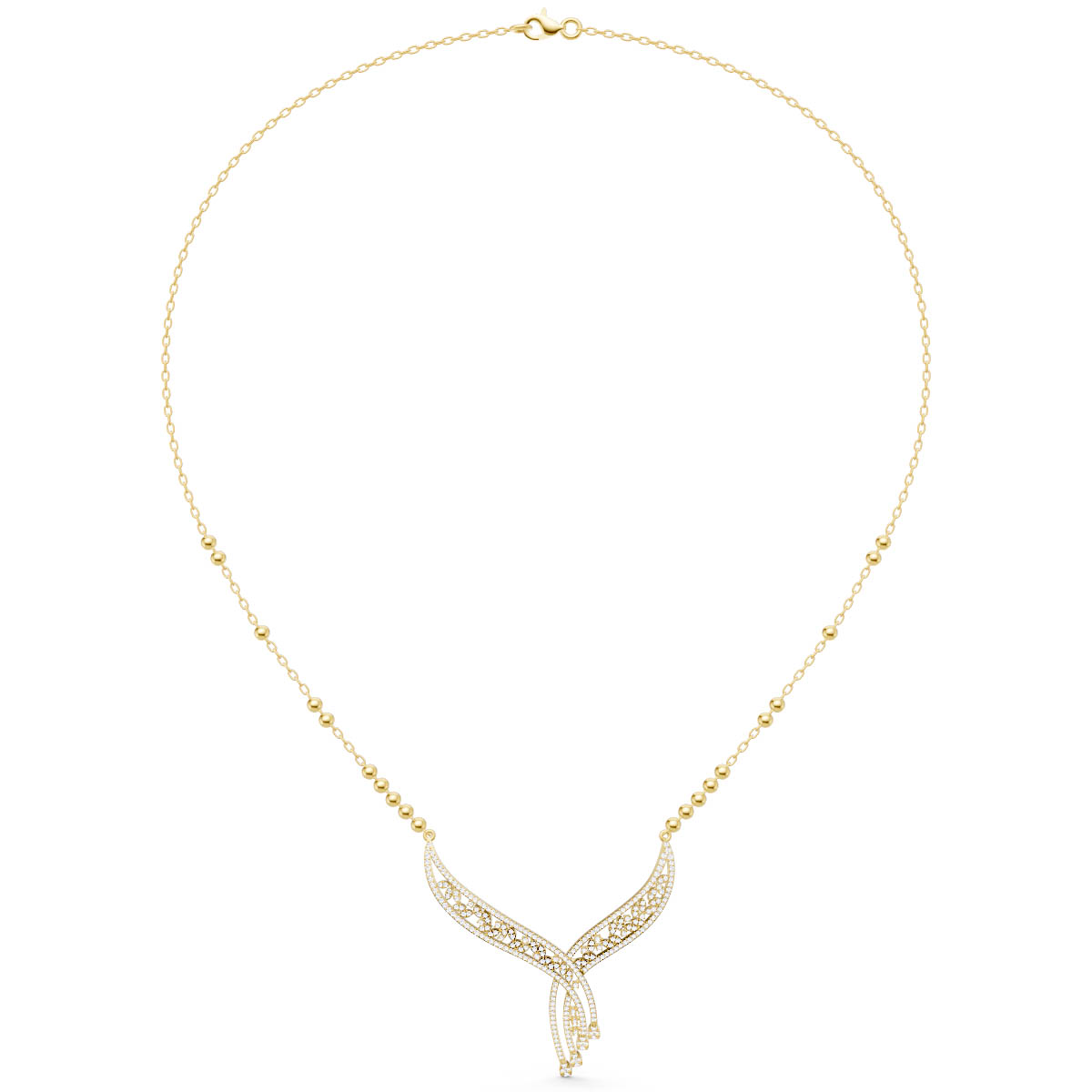 Regal Filigree Flow Necklace