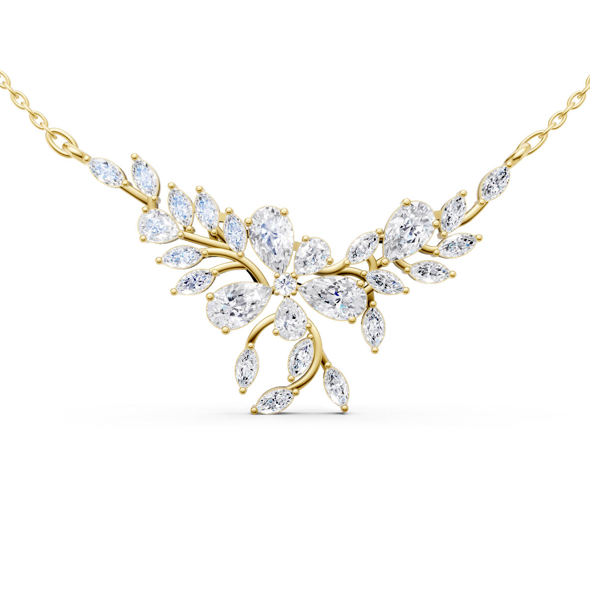 Crystal Bloom Necklace view 2