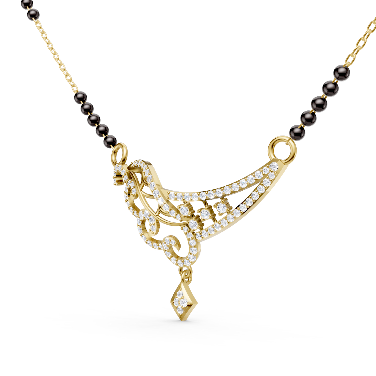 Enchanted Vine Mangalsutra Centerpiece view 3