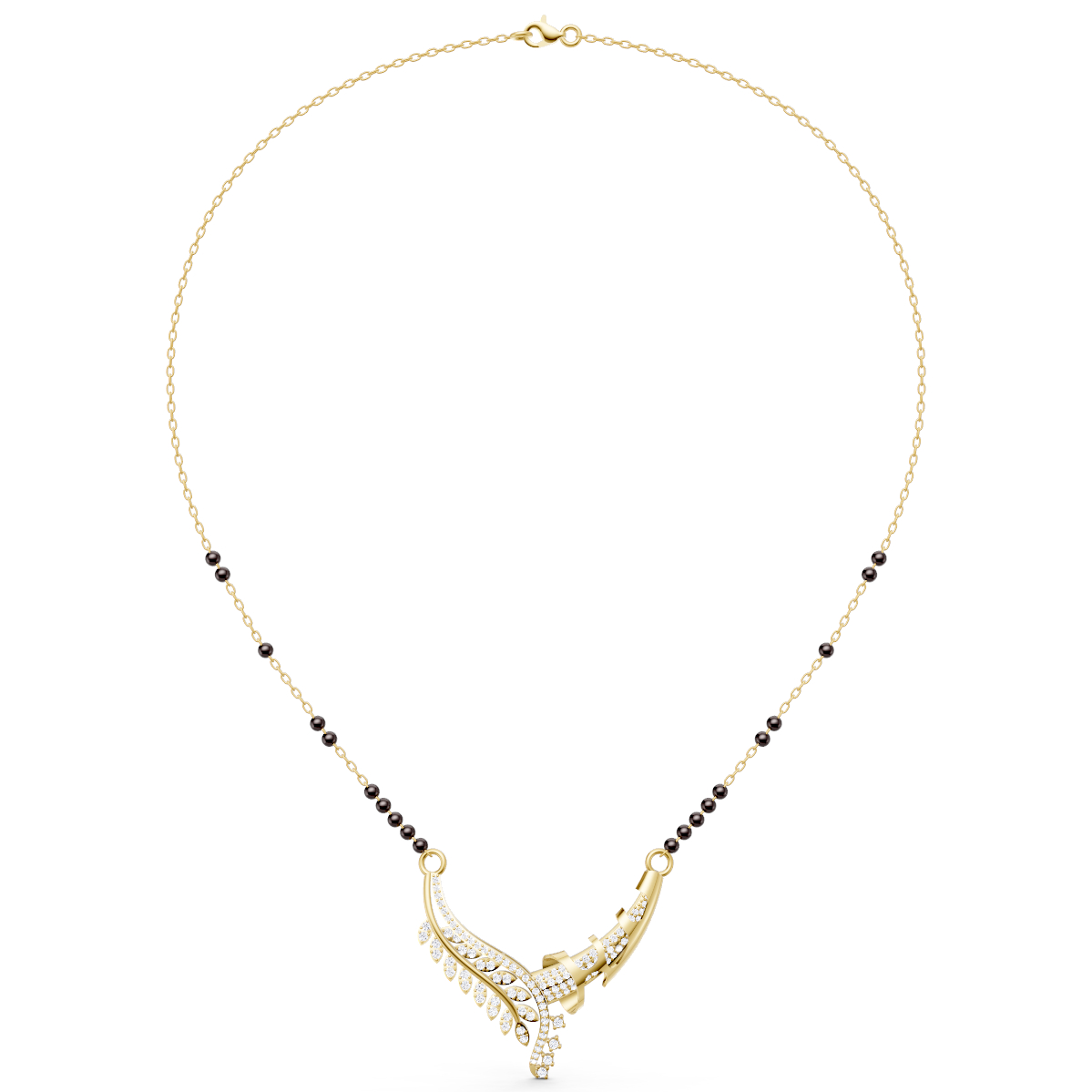 Elegant Vine Mangalsutra Centerpiece