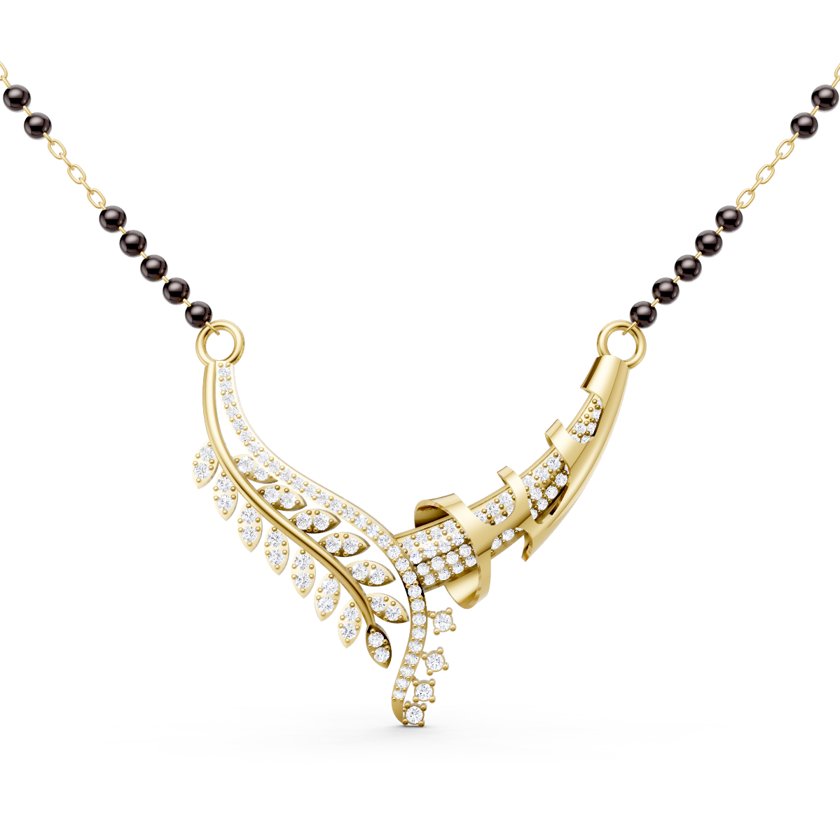 Elegant Vine Mangalsutra Centerpiece