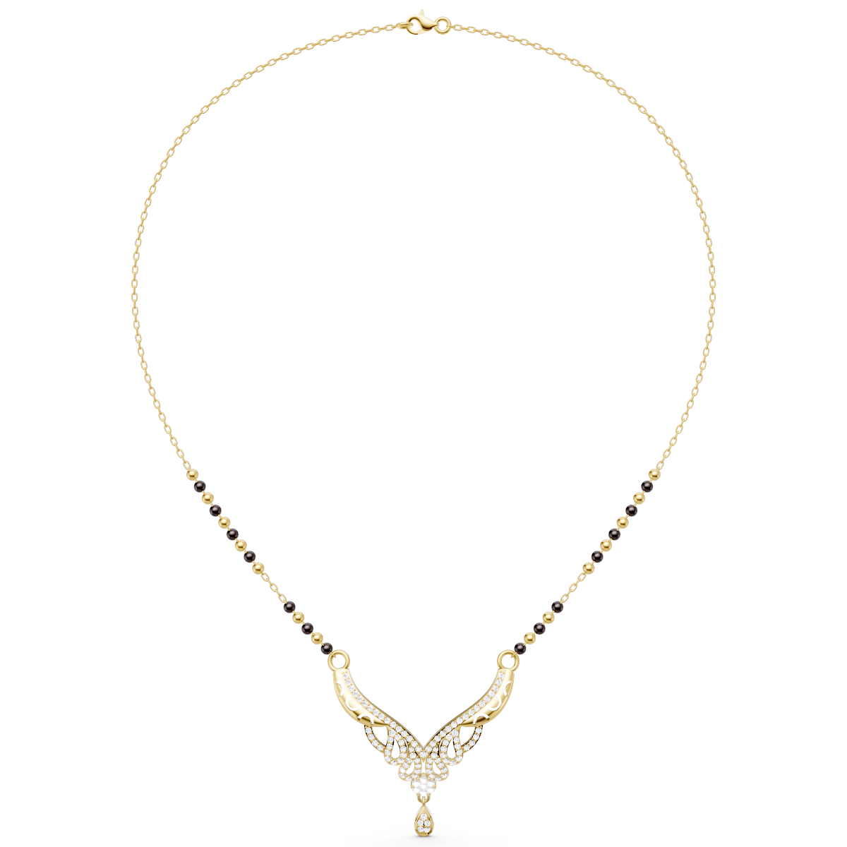Royal Wings Mangalsutra Centerpiece
