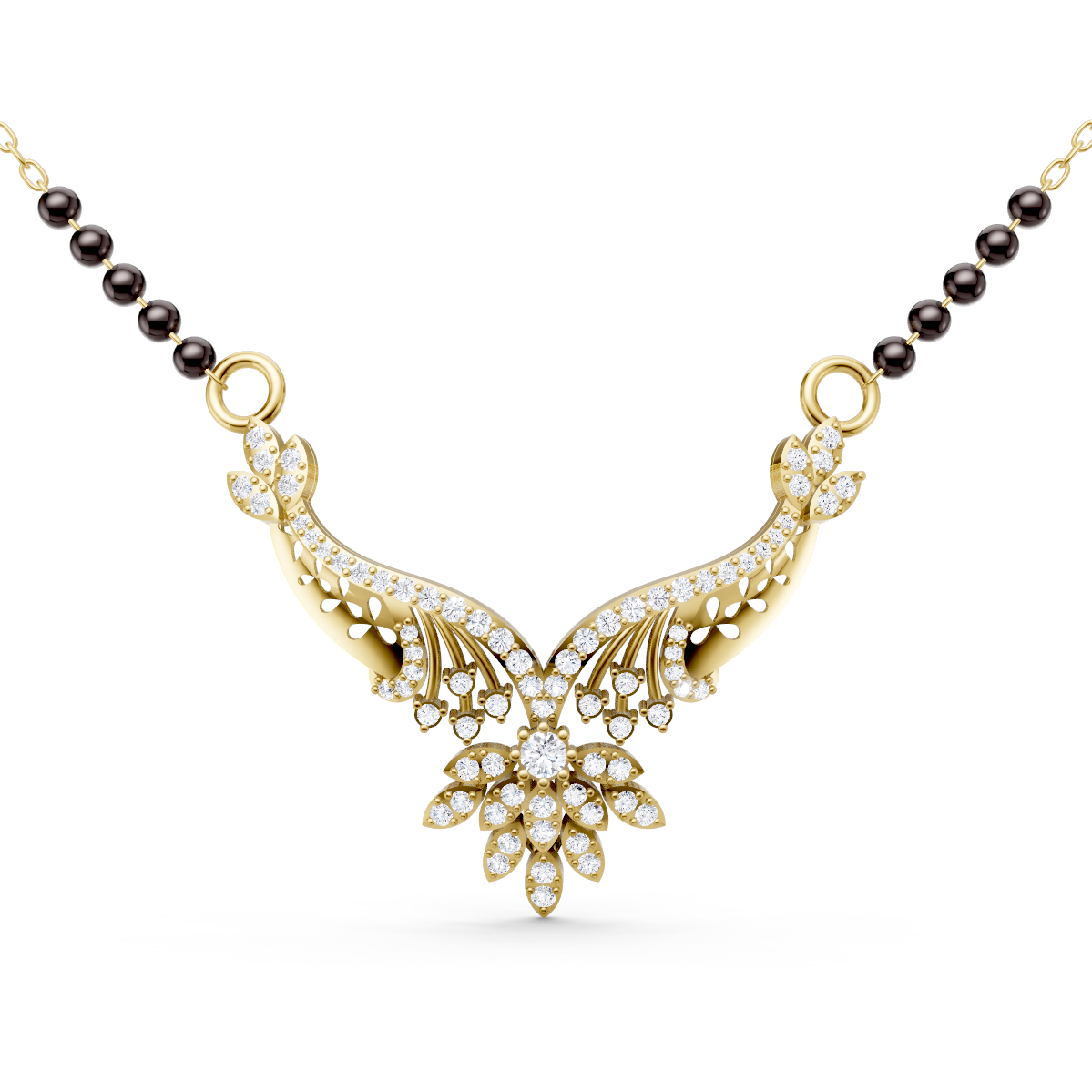 Floral Radiance Mangalsutra Centerpiece