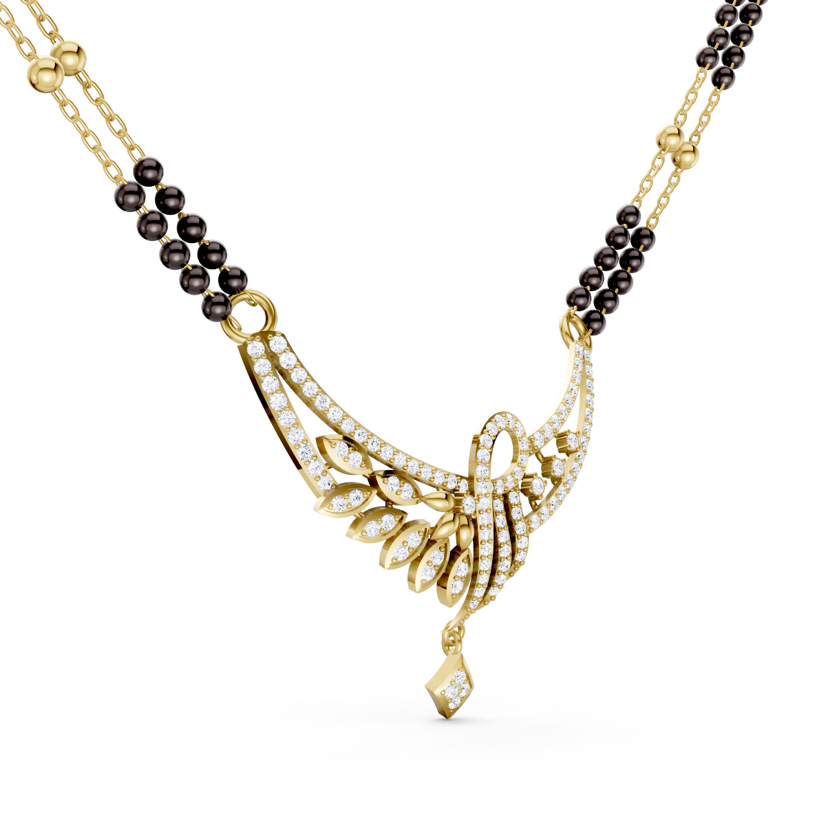 Botanical Loop Mangalsutra Centerpiece view 3