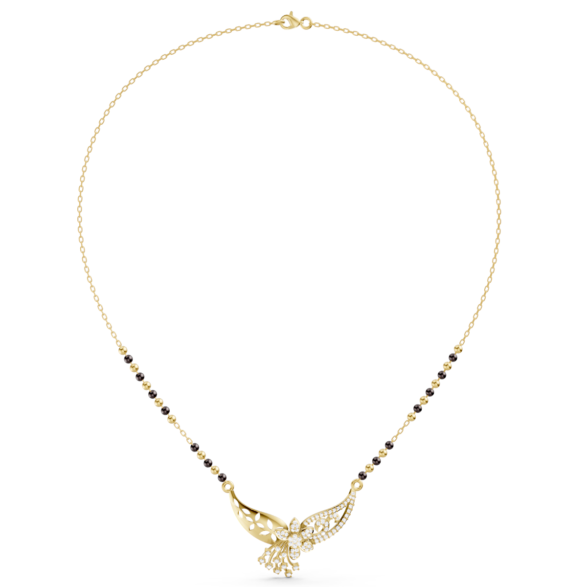 Blossom Grace Mangalsutra Centerpiece