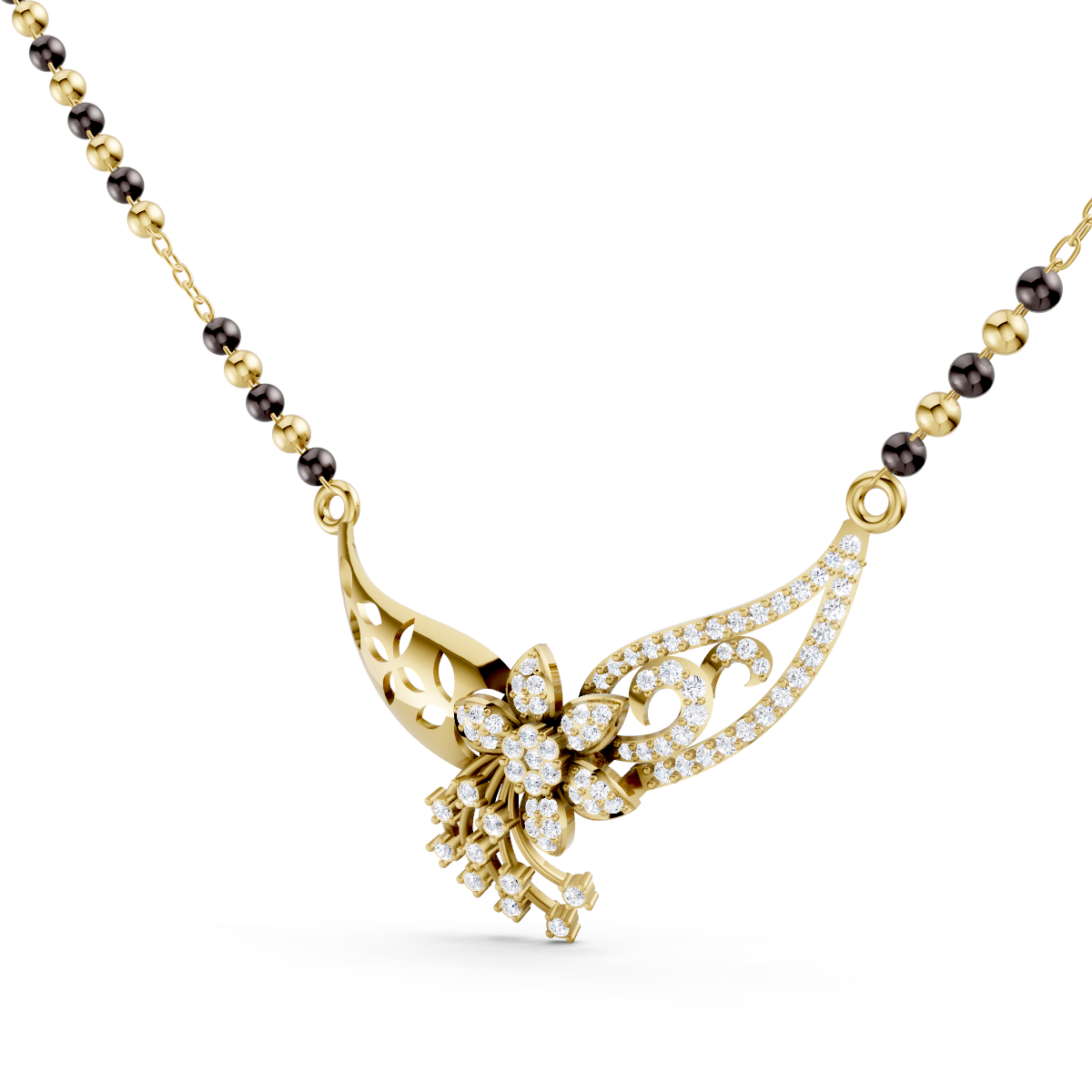 Blossom Grace Mangalsutra Centerpiece view 2