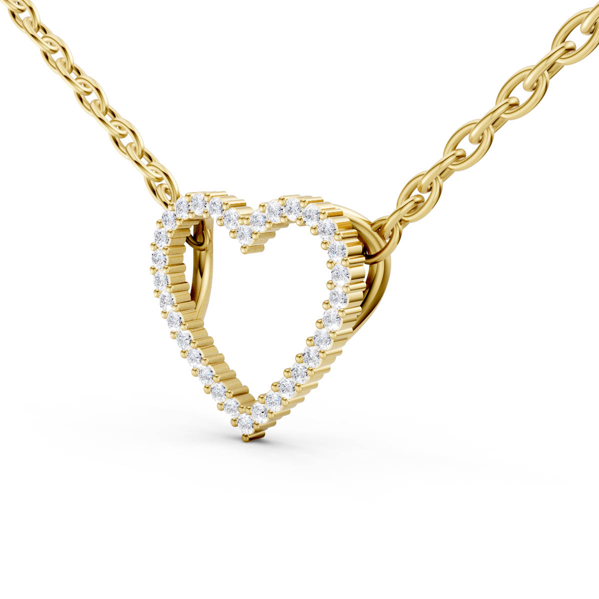 Timeless Heart Halo Pendant view 2