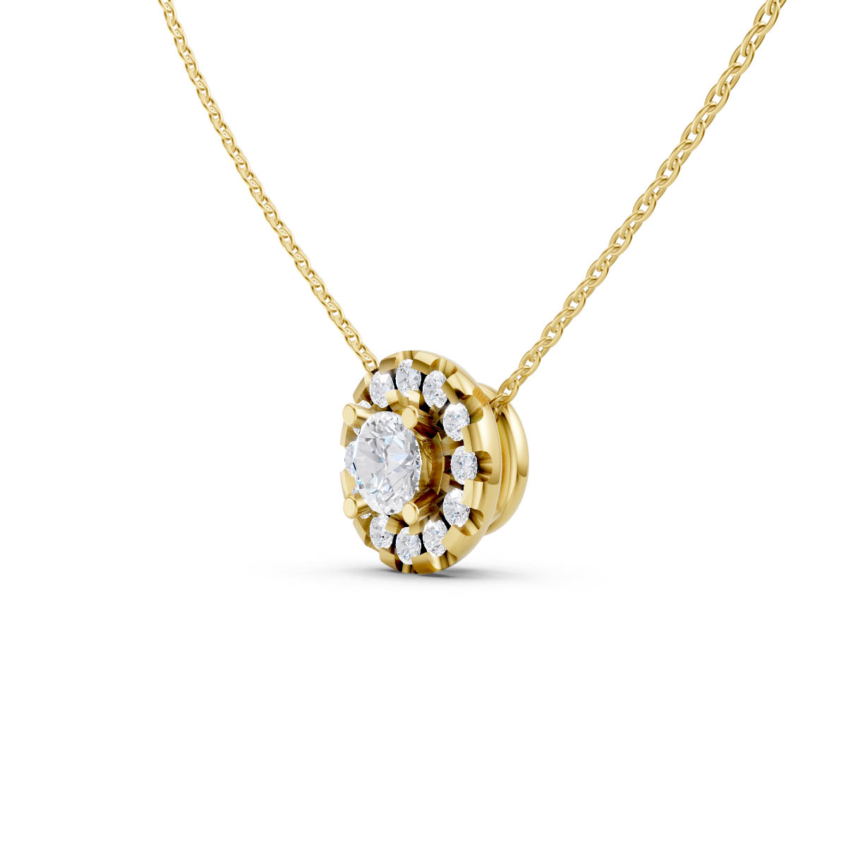 Radiant Cluster Bloom Pendant view 2
