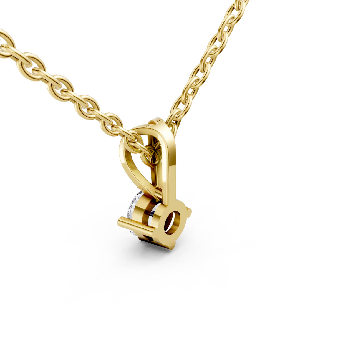 Timeless Solitaire Grace Pendant view 3