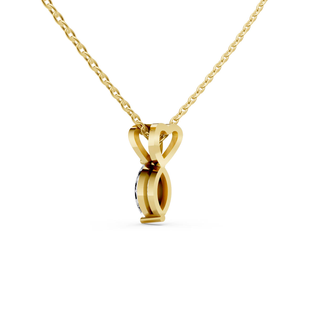 Heartdrop Marquise Grace Pendant view 3