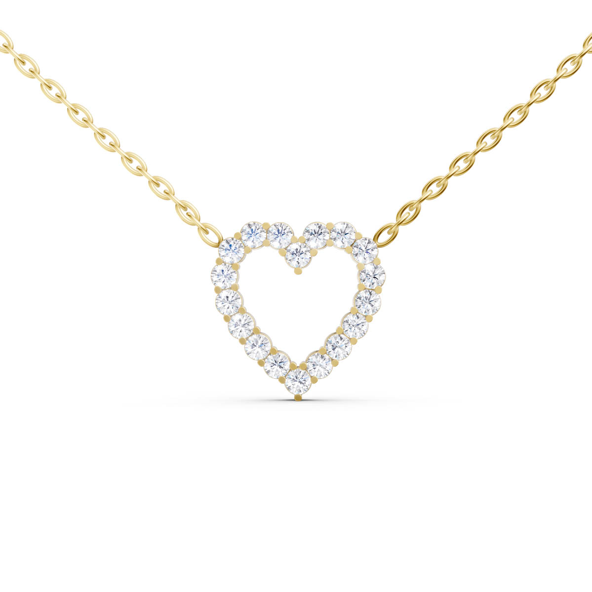 Heartline Brilliance Pendant