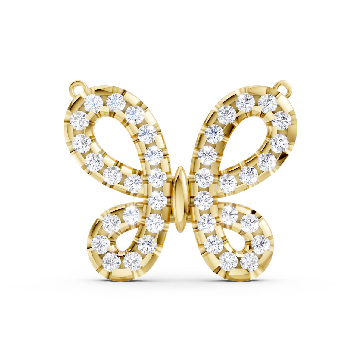 Graceful Butterfly Spark Pendant