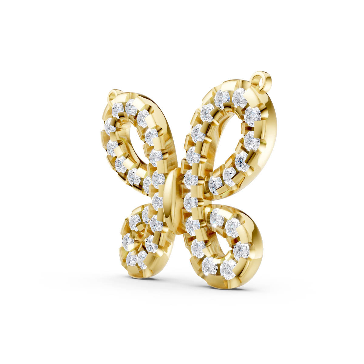 Graceful Butterfly Spark Pendant view 2