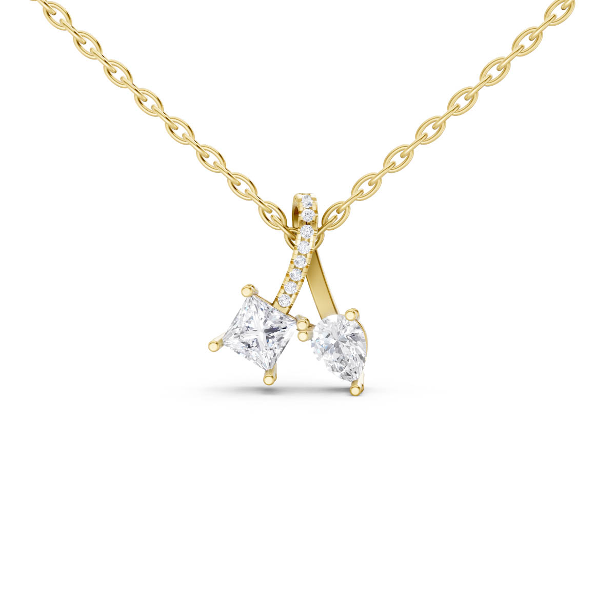 Twin Spark Grace Pendant