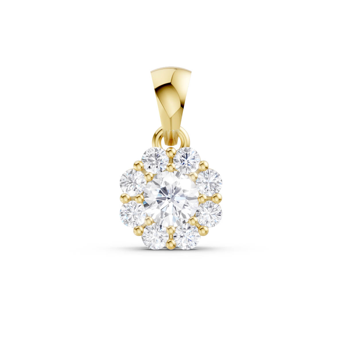 Floral Radiance Cluster Pendant
