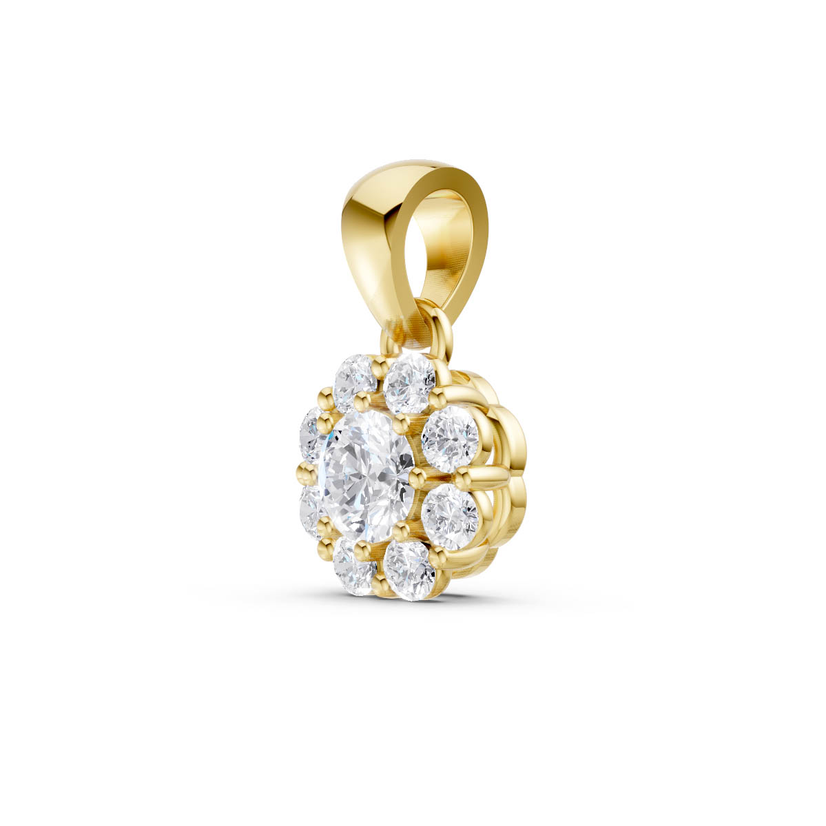 Floral Radiance Cluster Pendant view 2