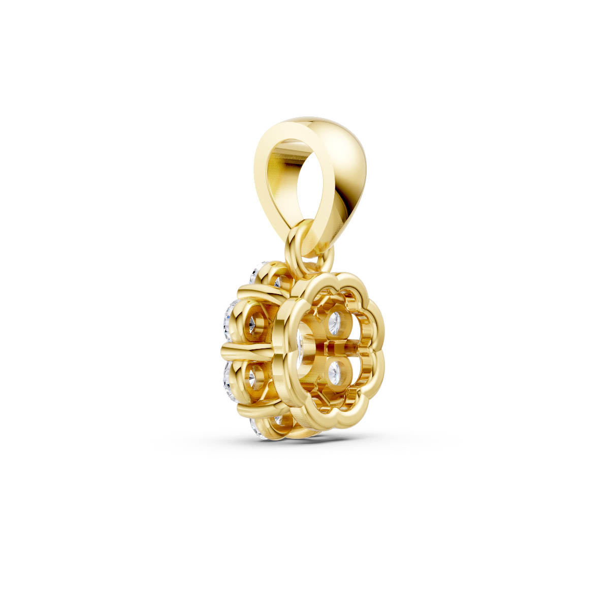 Floral Radiance Cluster Pendant view 3