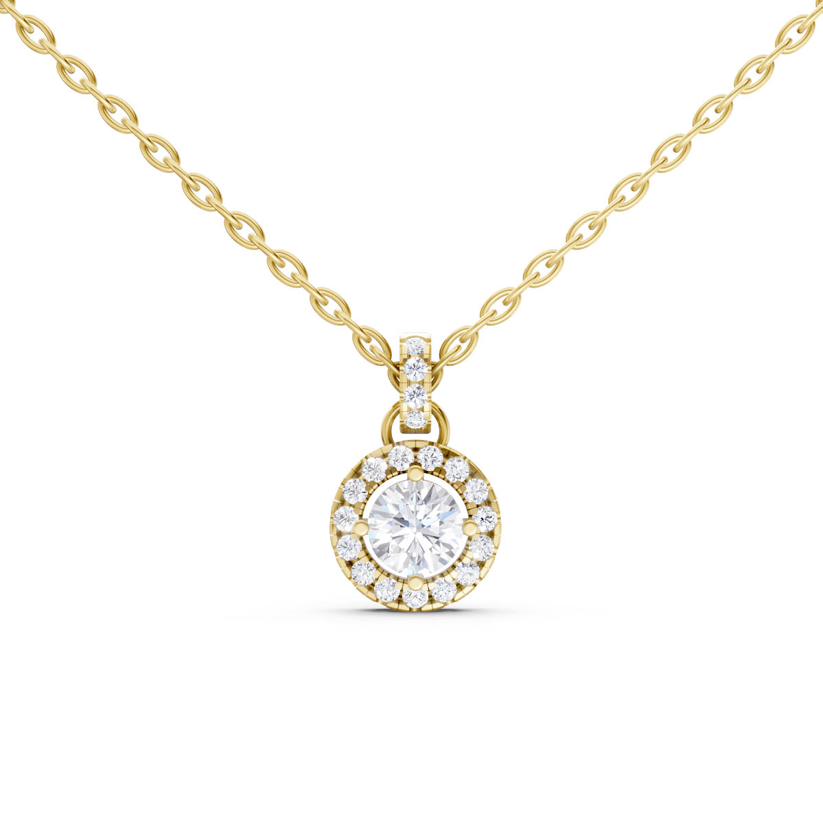 Radiant Halo Grace Pendant