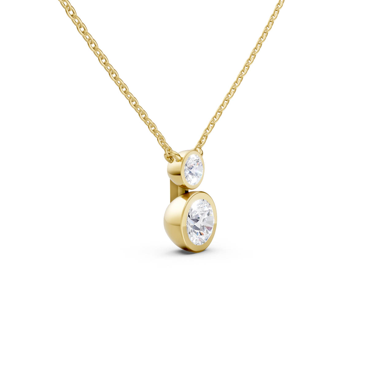 Dual Bezel Spark Pendant view 3