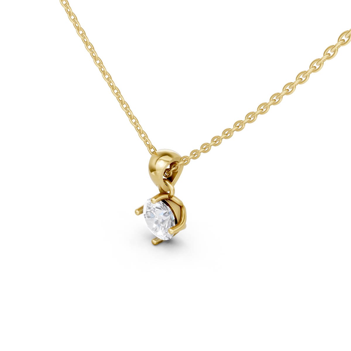 Classic Solitaire Grace Pendant view 2