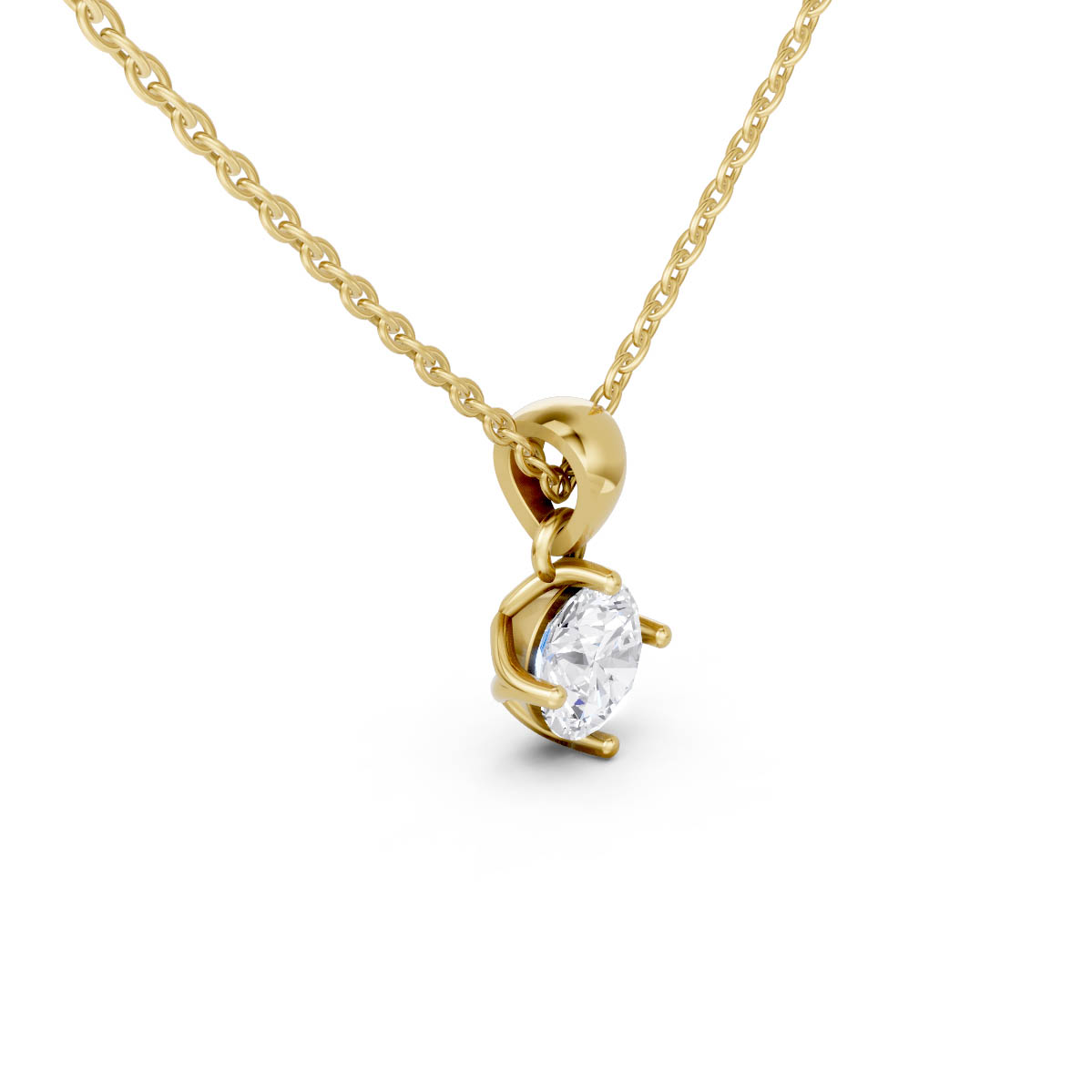 Classic Solitaire Grace Pendant view 3