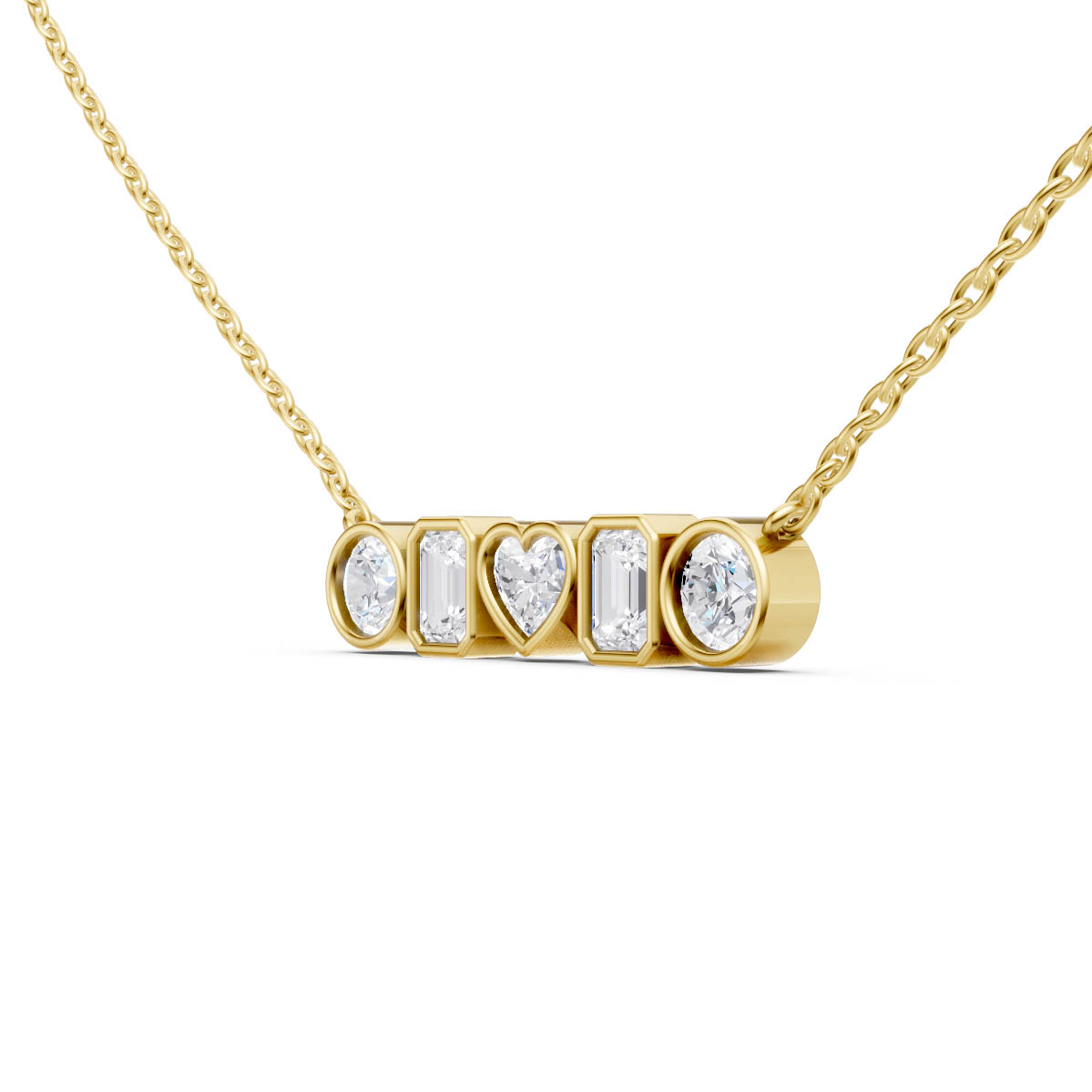 Mixed Shape Harmony Pendant view 2