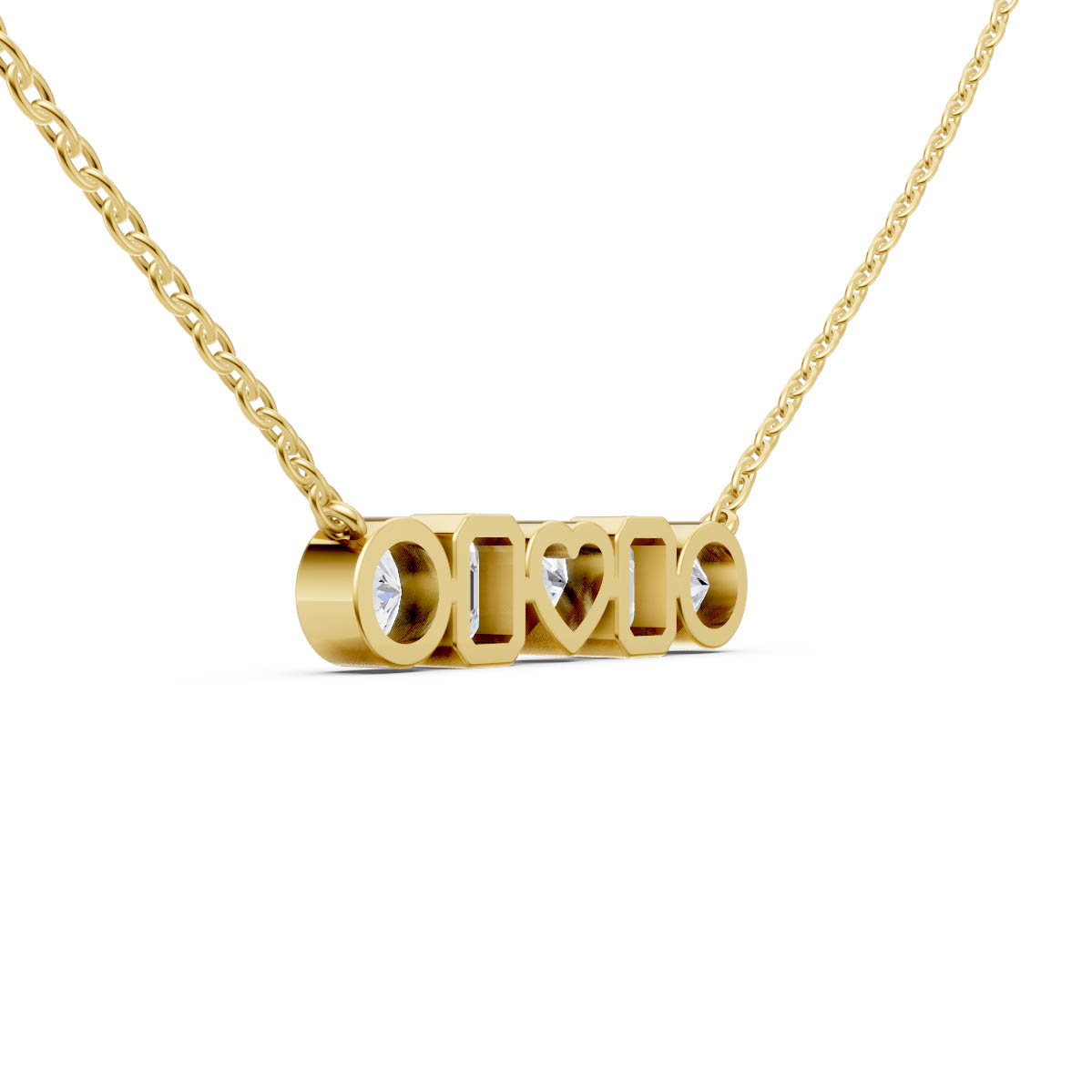 Mixed Shape Harmony Pendant view 3
