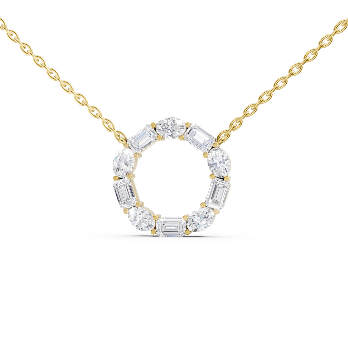 Geometric Circle Spark Pendant