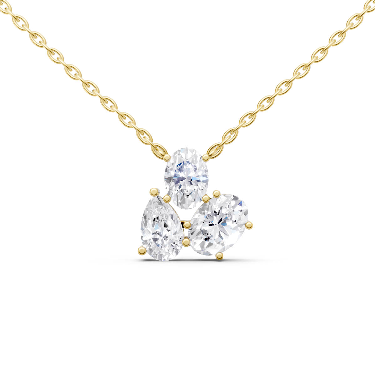 Trio Cut Radiance Pendant